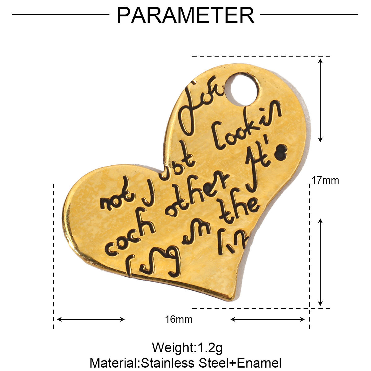 French Antique Stone Heart Stainless Steel Bracelet Diy Charms Women Love Necklace Pendant Lock Jewelry