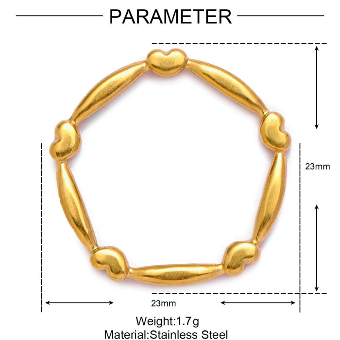 Retro Stainless Steel Geometric Circle DIY Charms OT Clasp Necklace Pendants Women's Fashion Jewelry Wholesale