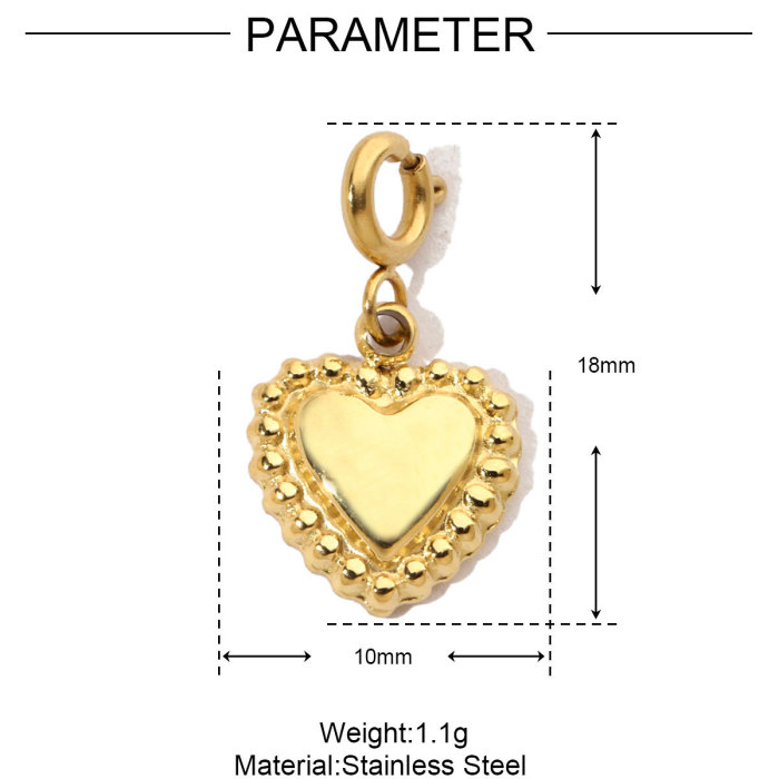 Life Tree Cross Stainless Steel Diy Clip on Charms Love Flower Sun Women Bracelet Necklace Lobster Pendant