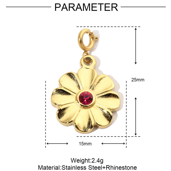 Evil Eye Star Stone Stainless Steel Diy Clip on Charms Women Shell Heart Flower Bracelet Necklace Lobster Pendant