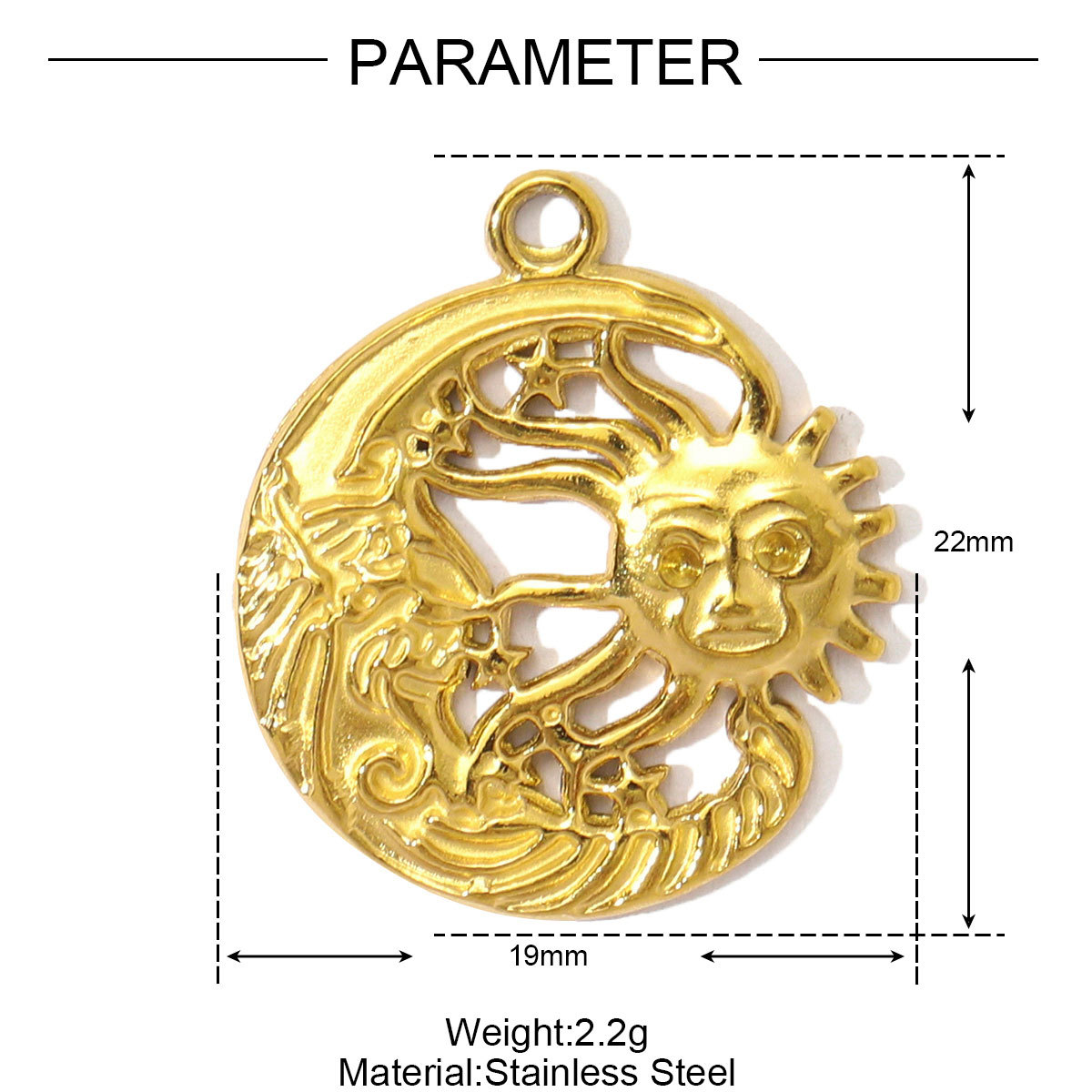 Stainless Steel Coconut Palm Pendants Shell Conch Charms for DIY Fashion Jewelry Making Necklace Earring Wholesale