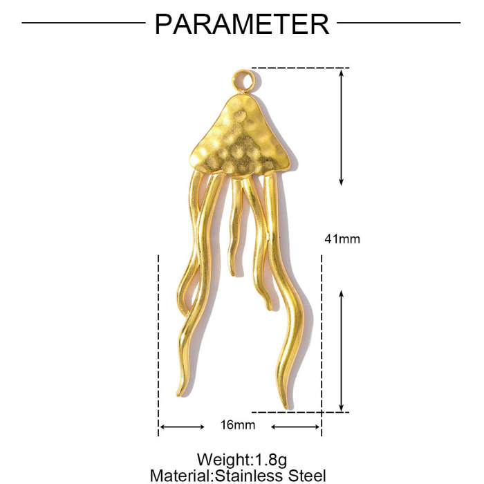 Stainless Steel Sunflower Love Heart DIY Charms Women Bow Knot Bee Necklace Pendants Hamsa Hand Jewelry Wholesale