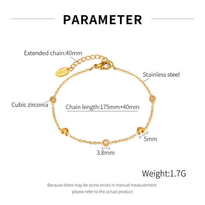 Fashion Bracelet for Women Stainless Steel Exquisite Versatile Commuting Style Bowknot Elegant Titanium Steel Jewelry Wholesale