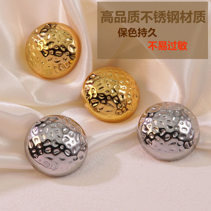 Earrings Light Luxury High-end French Retro Stud Earrings Titanium Steel Earrings Stainless Steel Earrings Earrings f...