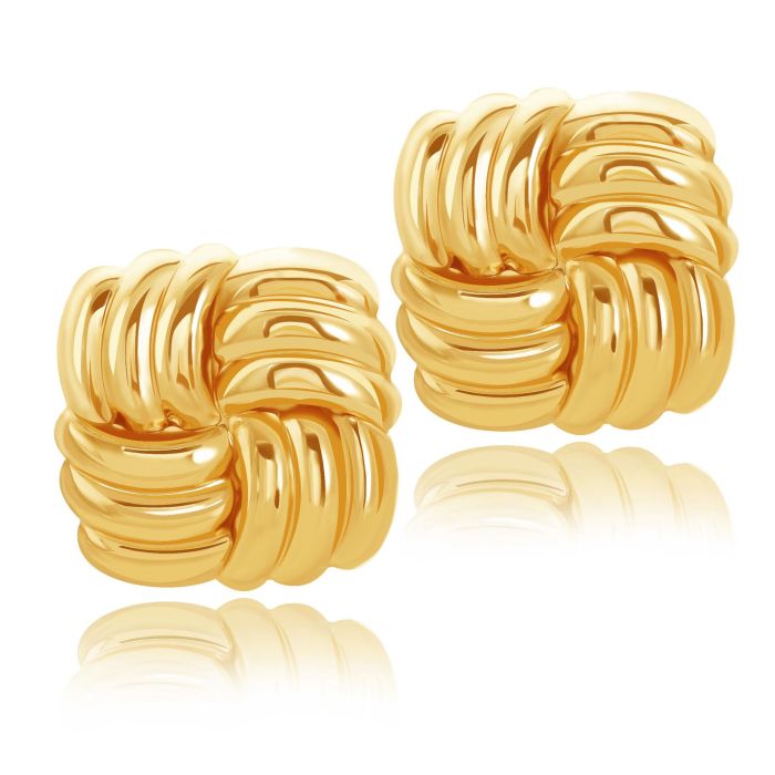 Hot-Selling Exaggerated Large Earrings Stainless Steel Gold Plated Earrings High-Quality Foreign Trade Ear Jewelry Ci...