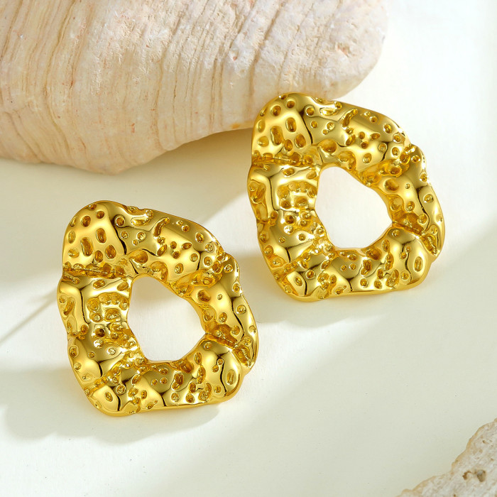 Korean Style Affordable Luxury Style Sweet Flowers Earrings Women's Retro High Sense Fashion Delicate Earrings Niche Design Earrings