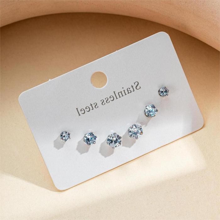 Stainless Steel Petite Earrings High Quality Exquisite Earrings Korean Style Titanium Steel Ear Studs Non-Allergic Earrings Gold Plated Ear Ring