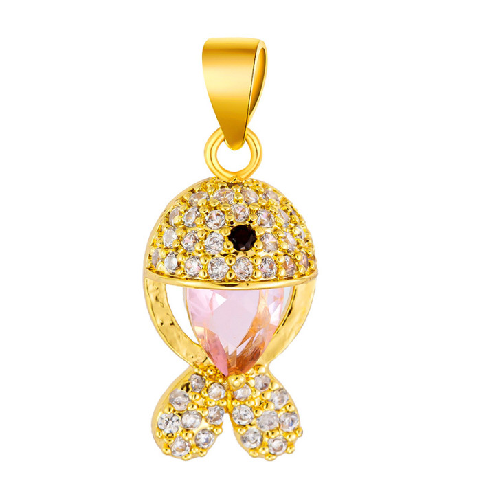 New Copper Pendant Versatile Fashion Classic Versatile Pendant Source Jewelry Factory Direct Wholesale Without Chain