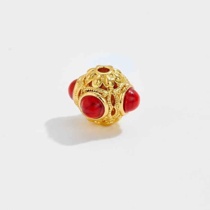 DIY Bracelet Materials College Entrance Exam Blessings Future Is Promising Matte Gold Through-hole Beads Alloy Spacer...