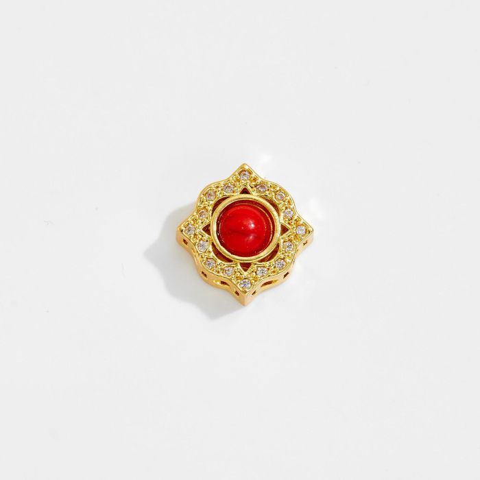DIY Bracelet Materials College Entrance Exam Blessings Future Is Promising Matte Gold Through-hole Beads Alloy Spacer...