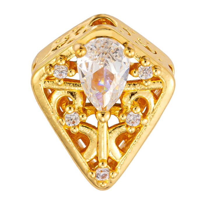 TikTok Hot Sale Copper Plated Micro Inlaid Pendant Wholesale Self-Selected Hundred Styles Copper Pendant Freely Matched Source Factory Wholesale Without Chain