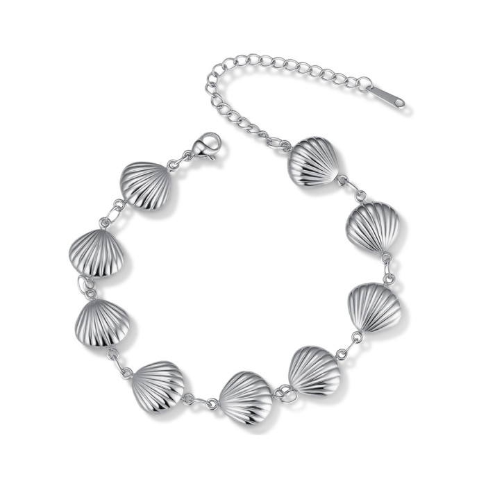 Cross-Border Direct Supply Stainless Steel Hollow Bracelet for Women, Light Luxury High-End Cross Chain, Versatile Trendy 18K Handmade Chain