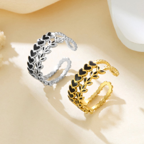 Japanese and Korean Multi-layer Irregular Thin Circle Open Index Finger Ring for Women, Personalized Ins Style, Simple and Cool Hand Jewelry Wholesale