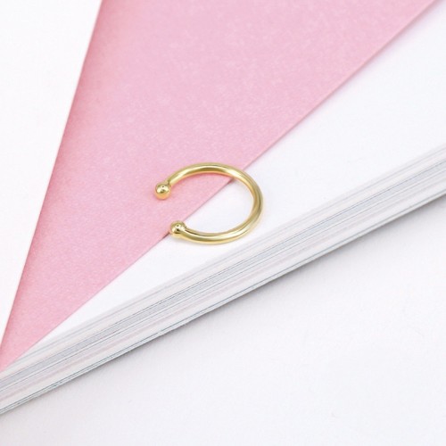 European and American Classic Single Ear Thread Non-Pierced Ear Clip Creative Fashion Minimalist Ins Style Ear Buckle Non-Pierced Earrings