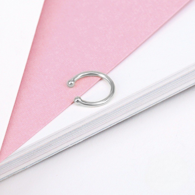 European and American Classic Single Ear Thread Non-Pierced Ear Clip Creative Fashion Minimalist Ins Style Ear Buckle Non-Pierced Earrings