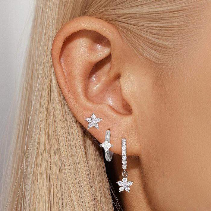 Hot Selling Unique Irregular Mint Green Oil Drop Earrings High-End Ear Clips Ear Cuffs Niche Design Ear Jewelry