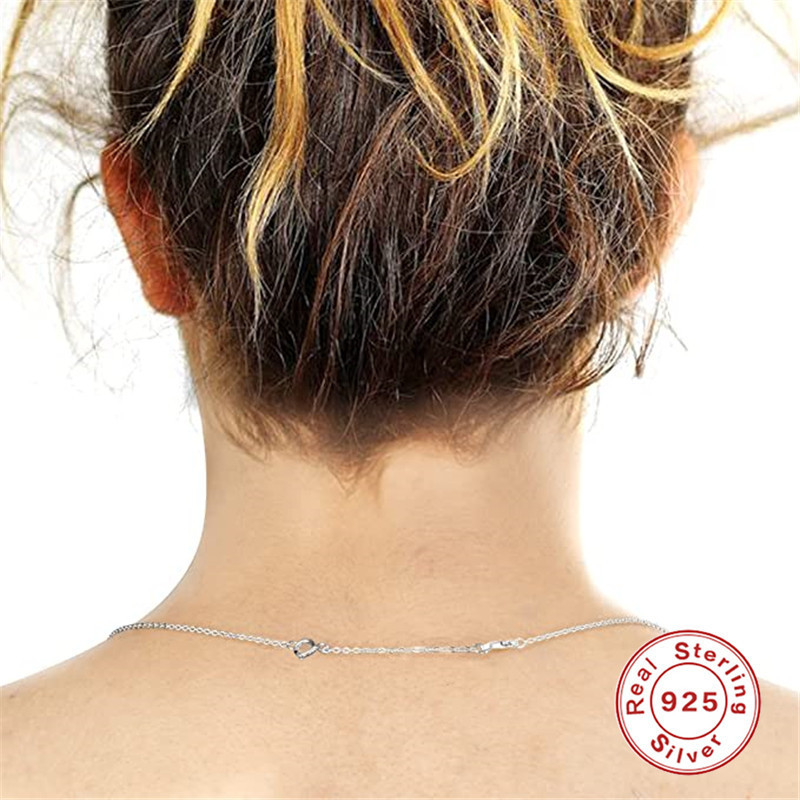 S925 Sterling Silver Bracelet Necklace Extension Chain 1 Inch 2 Inch 3 Inch Set of 3 Decorative Accessories