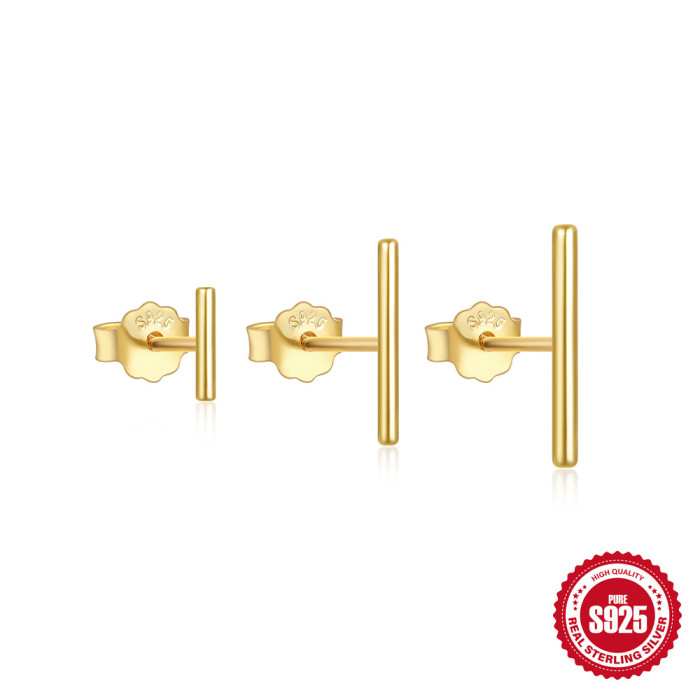 S925 Sterling Silver Multi-size Geometric Round Beads Cylinder Flower Stud Earrings Earrings Set Aliexpress Hot Selli...