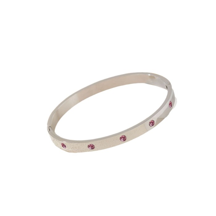 Kajia Fashion Couple Ten Diamond Titanium Steel Bracelet Non-Fading Fashion Starry Sky Women's High-End Stainless Steel Bracelet