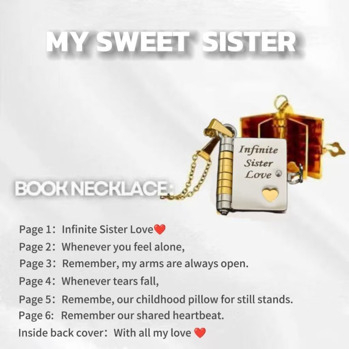 Cross-Border Hot Selling Titanium Steel Women's Love Letter Necklace Openable Pendant Couple New Style Personality Temperament Necklace Clavicle Chain