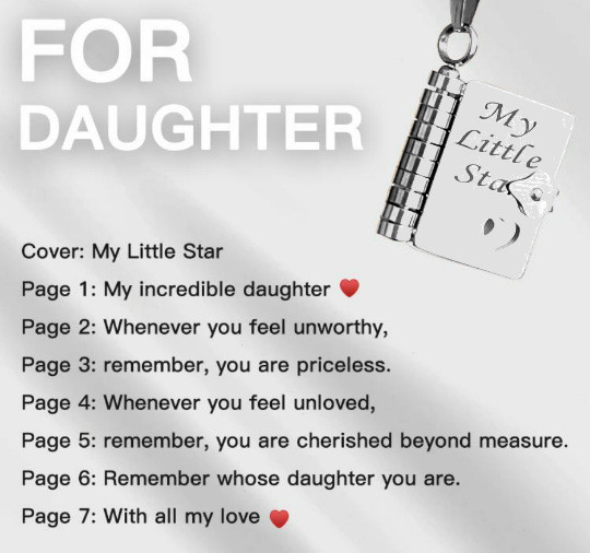 Cross-Border TK Hot-Selling Book Necklace for Women Stainless Steel Couple Necklace Engravable Open Pendant Titanium Steel Love Letter Necklace