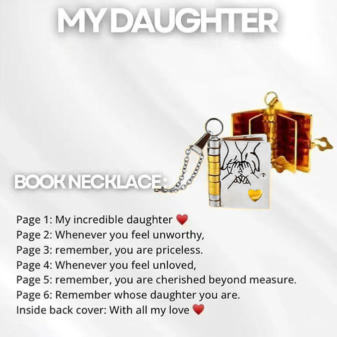 Cross-Border Hot Selling Titanium Steel Women's Love Letter Necklace Openable Pendant Couple New Style Personality Temperament Necklace Clavicle Chain