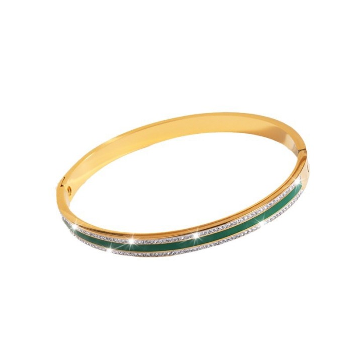 Titanium Steel Bracelet Retro Starry Sky Fashion Zircon Simple Women's High-end Niche Minimalist Temperament Bracelet