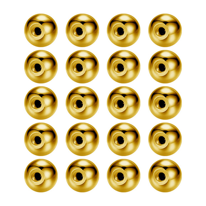 Factory Direct Sale In Stock Titanium Steel Inner Spiral Earplugs Round Cone-Shaped Round Rubber Ring Stainless Steel Ear Studs Round Ball Ear Plugs