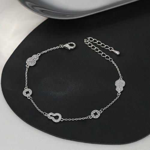 2025 New Fashion Hollow Gourd Coin Bracelet Exquisite High-end Fortune and Prosperity Jewelry Wholesale Direct from Manufacturer