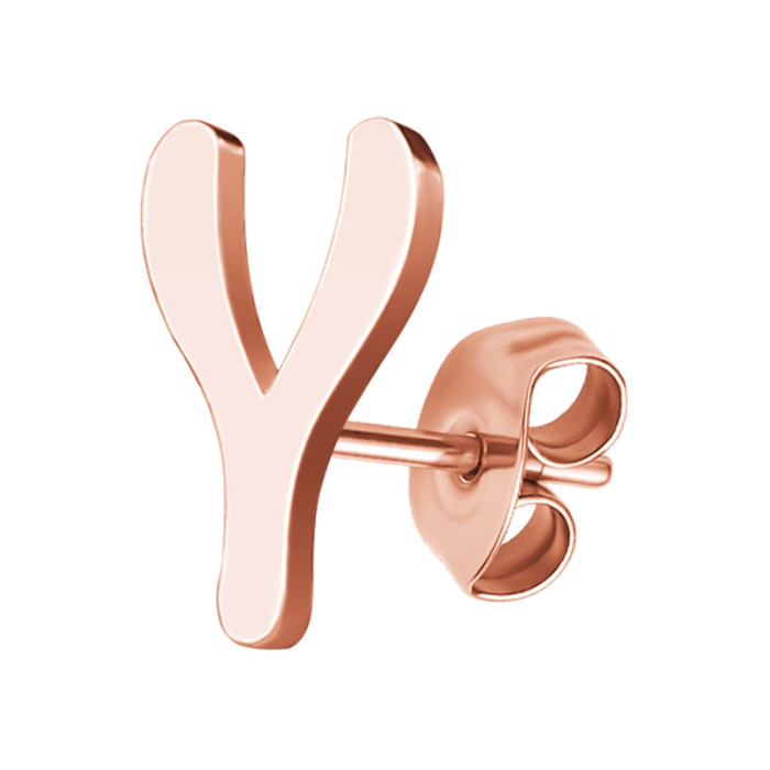 Japanese and Korean New Style Wishing Bone Earrings Little Cat Mini Earrings Elegant Simple Personality Versatile Acc...