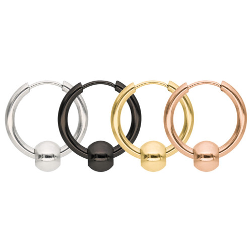 2023 Korean Version Niche High-end Design Simple Personality Titanium Steel Ear Cuff Hoop Earrings Jewelry Manufacturer Cross-border Wholesale