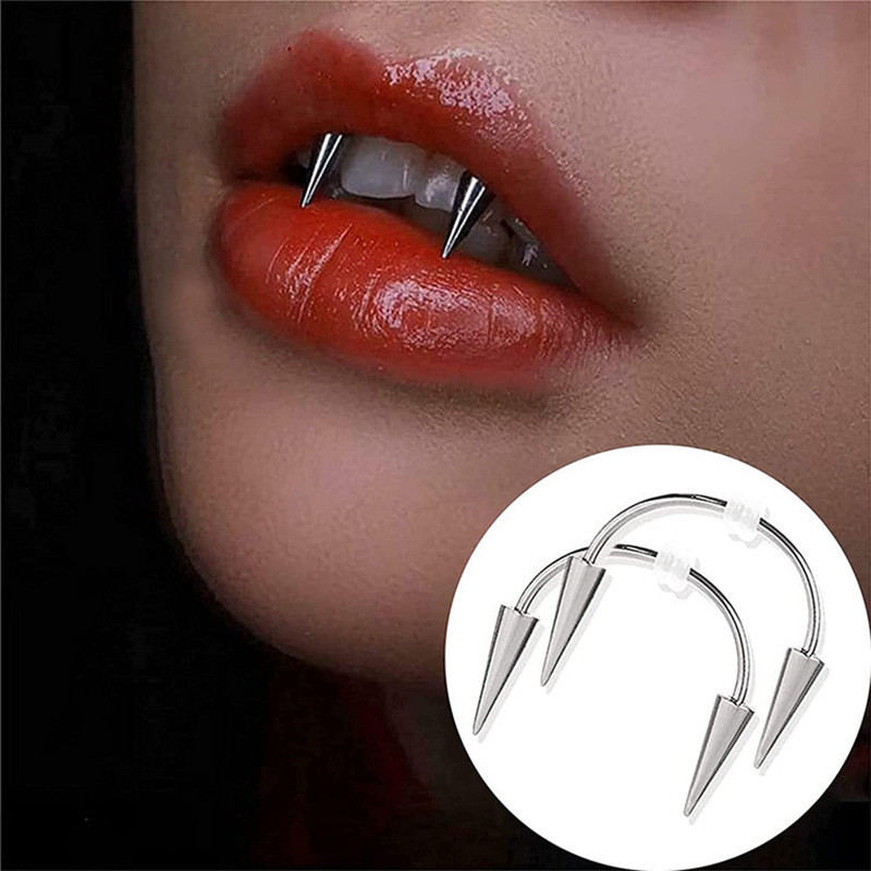European and American Fashion New Titanium Steel In Stock Piercing Nose Stud High-Quality Multi-Color Lip Nose Ring Piercing Jewelry Manufacturer Wholesale