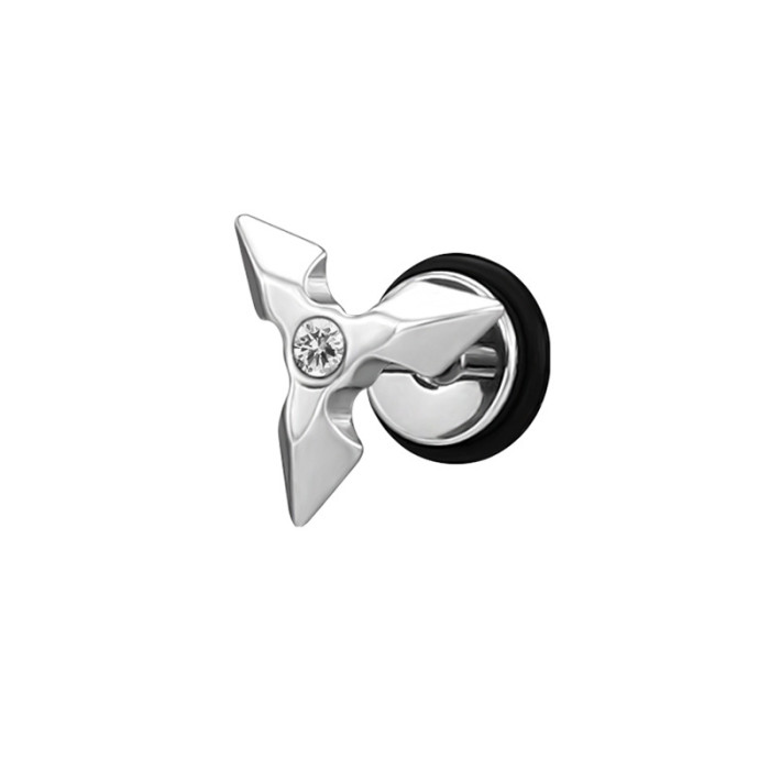 Titanium Steel New Niche Dart Earrings Punk Style Personality Fashion Earrings Ear Jewelry Factory Direct Sale