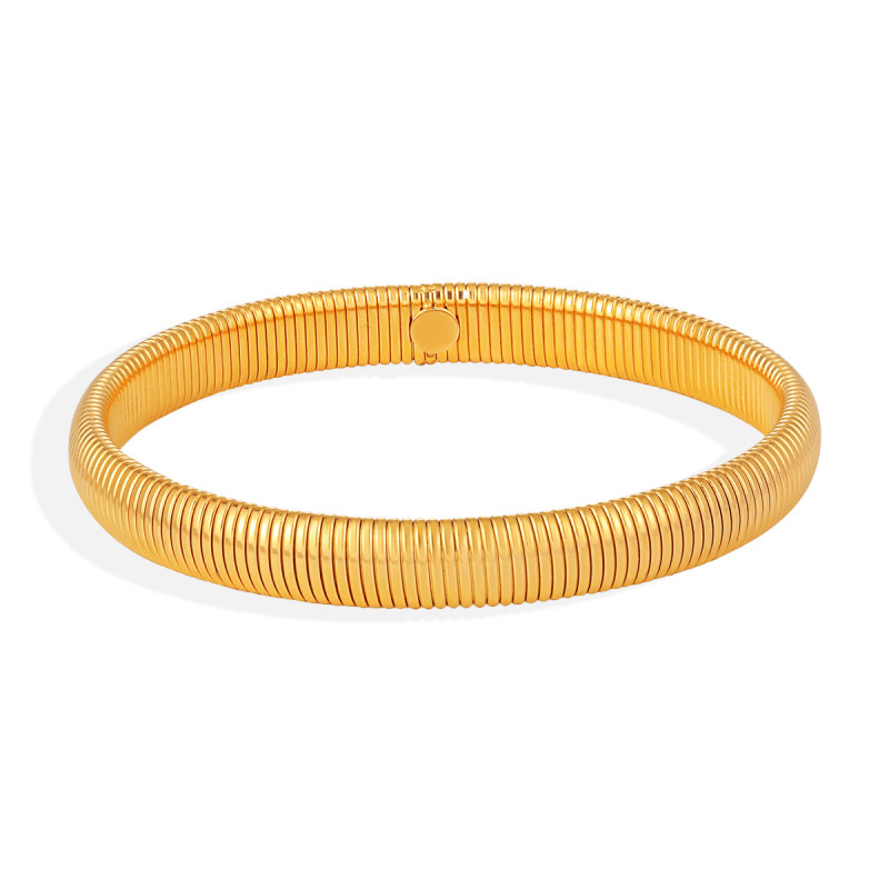 Snake Bone Chain Design New Chinese Style Ancient Style High-end Elastic Bracelet Women's Titanium Steel Gold-plated Fashion Bracelet