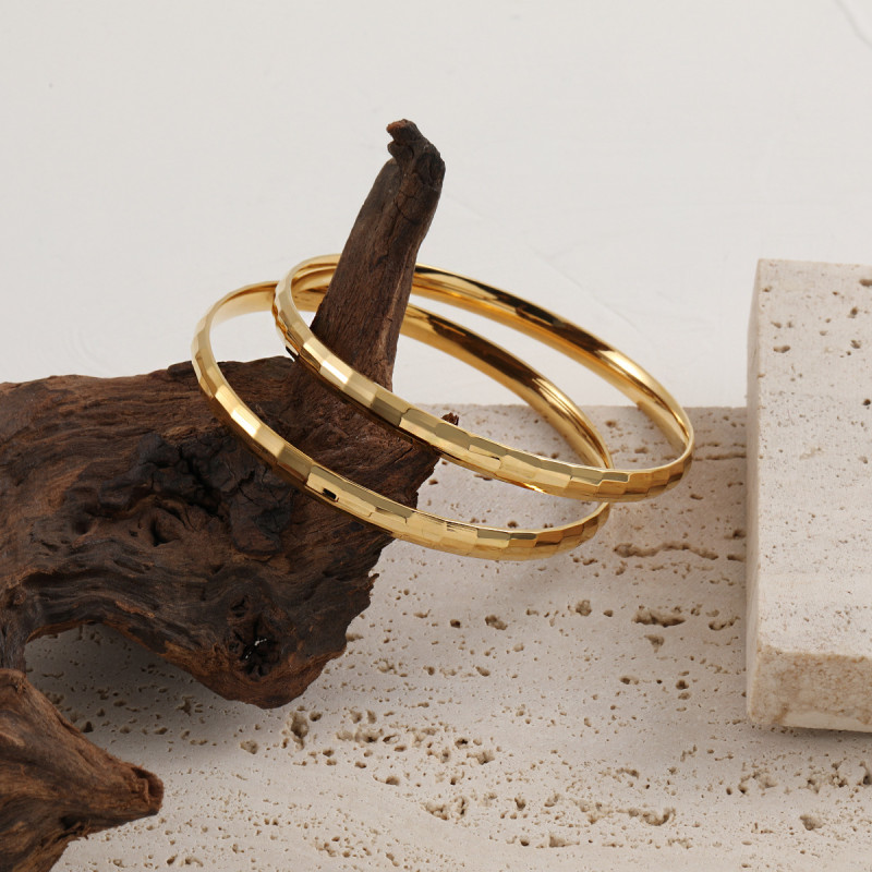 Korean Style Ins Style Niche Design New Simple Rhombus Bamboo Knot Flower Bracelet Fashionable Personality High-end Sense Bracelet