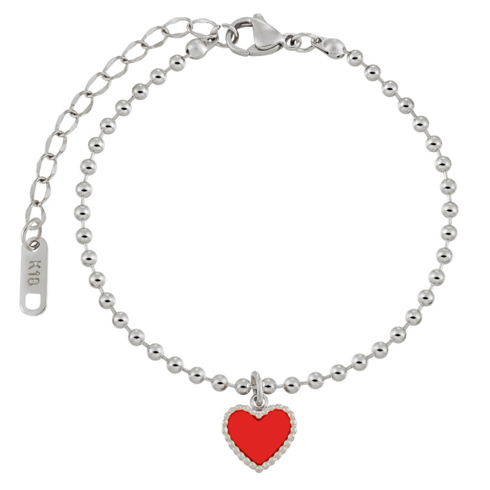 Heart-Shaped Shell Bracelet for Women Bohemian Ins Niche High-End Stainless Steel PVD Gold Plated Jewelry