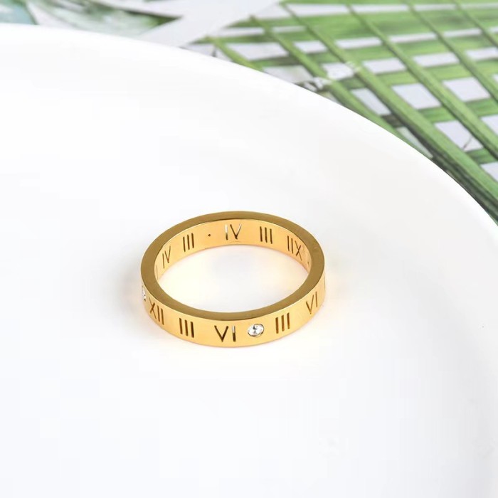 Factory Custom Ring Processing OEM Titanium Steel Non-Fading Hypoallergenic