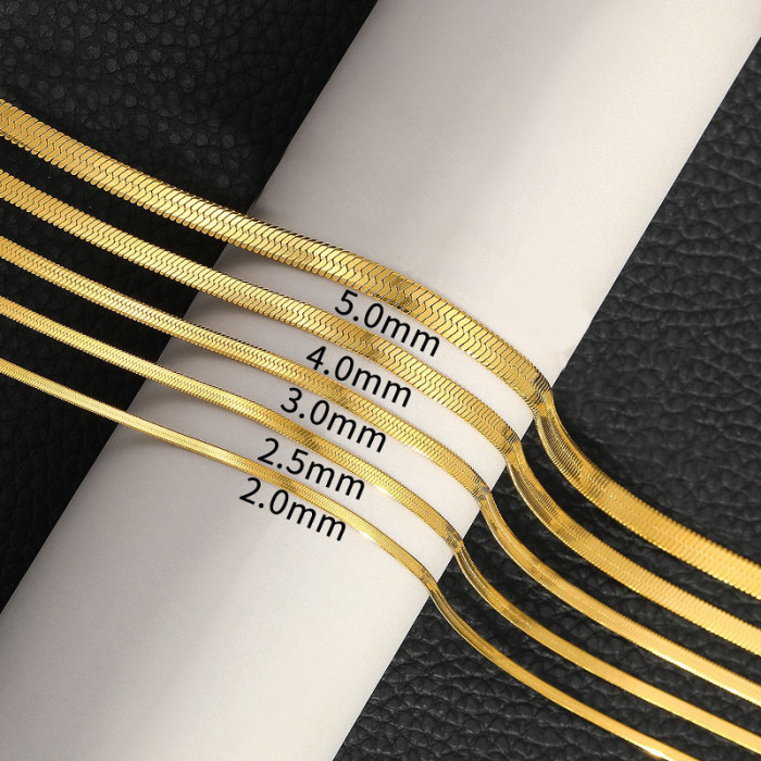 Titanium Steel Blade Chain Stainless Steel Necklace Cross-Border European and American Fashion Hip-Hop Personality Trend Wholesale European and American Style