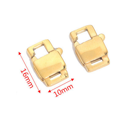 Stainless Steel Japanese Buckle Fine Polished Necklace Lobster Clasp Connector Buckle Bag Hanging Buckle Vacuum Adjus...