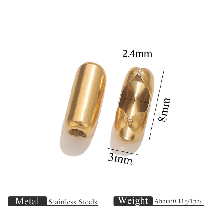 New Stainless Steel Accessories Pig Waist Buckle Bead Chain Buckle Handmade DIY Jewelry Accessories Bracelet Necklace...