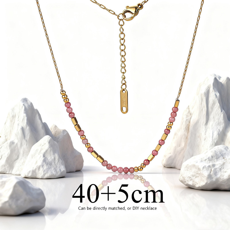 European and American Retro Colorful Bohemian Turquoise Beaded Necklace for Women, Layered Collarbone Chain Jewelry Wholesale