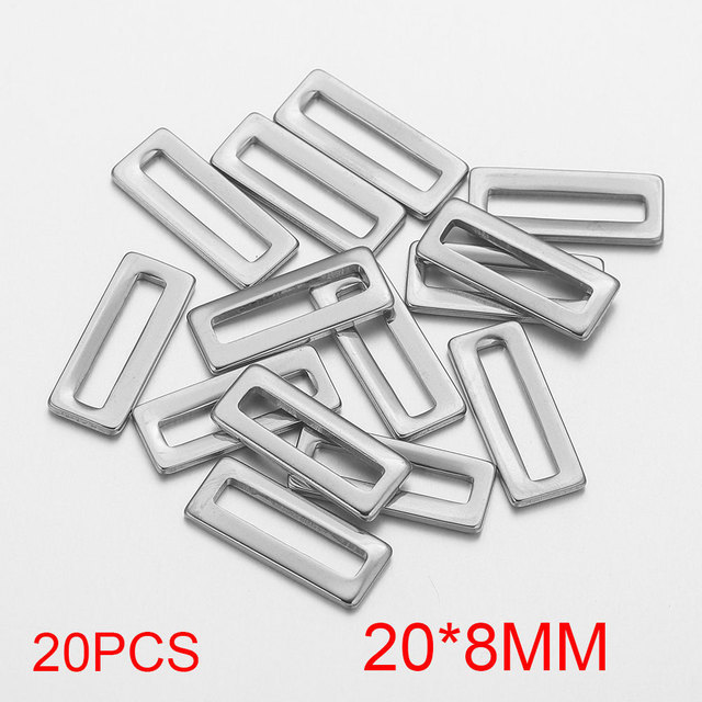Stainless Steel Oval Rectangular Frame Earring Connectors DIY Jewelry Handmade Supplies Accessories Wholesale