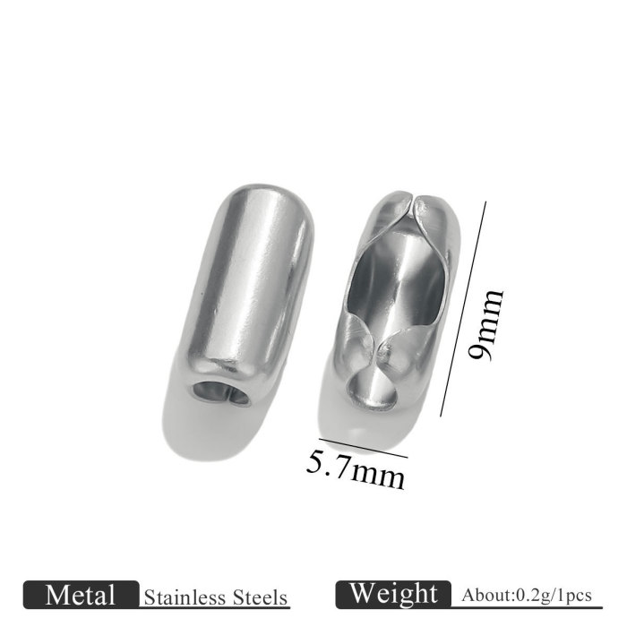 New Stainless Steel Accessories Pig Waist Buckle Bead Chain Buckle Handmade DIY Jewelry Accessories Bracelet Necklace...