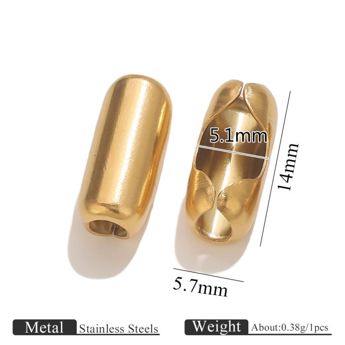 New Stainless Steel Accessories Pig Waist Buckle Bead Chain Buckle Handmade DIY Jewelry Accessories Bracelet Necklace...