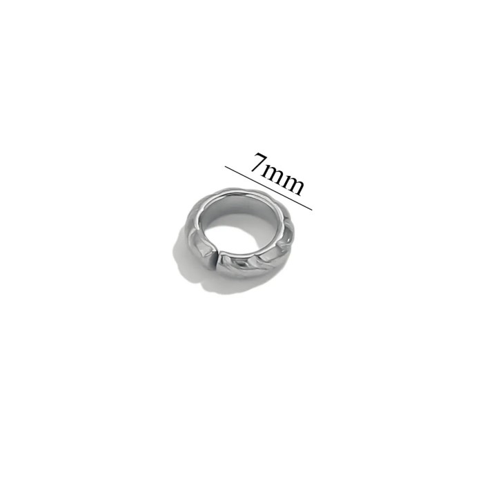 Stainless Steel Texture Necklace Clasp Oval Melon Seed Clasp Melon Seed Machine DIY Jewelry Accessories Semi-finished...
