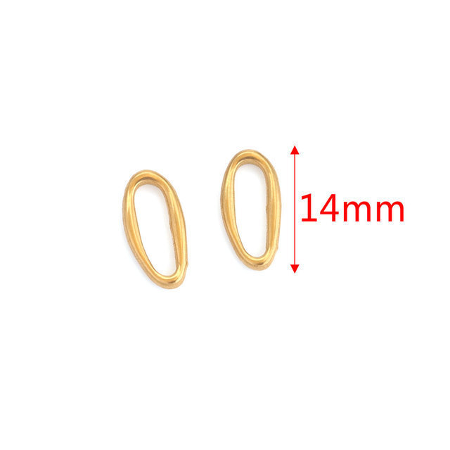 Stainless Steel Geometric Connectors Jewelry Making Finding Earring Supplies DIY Jewelry Hoop Accessories Charm Whole...