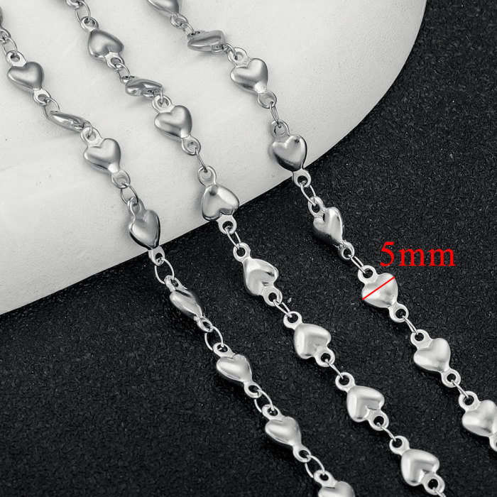Stainless Steel Necklace for Women, Niche Design, Titanium Steel Handmade Chain, DIY Chain, Wholesale, Hot-Selling Je...