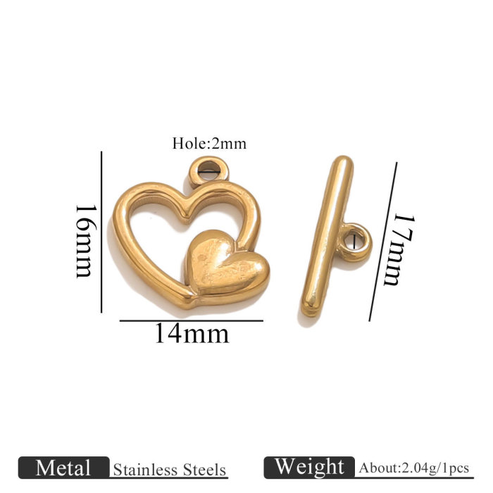 Stainless Steel 18K Gold Plated Color Retention Multi-Style OT Clasp Necklace Jewelry Clasp DIY Jewelry Accessories