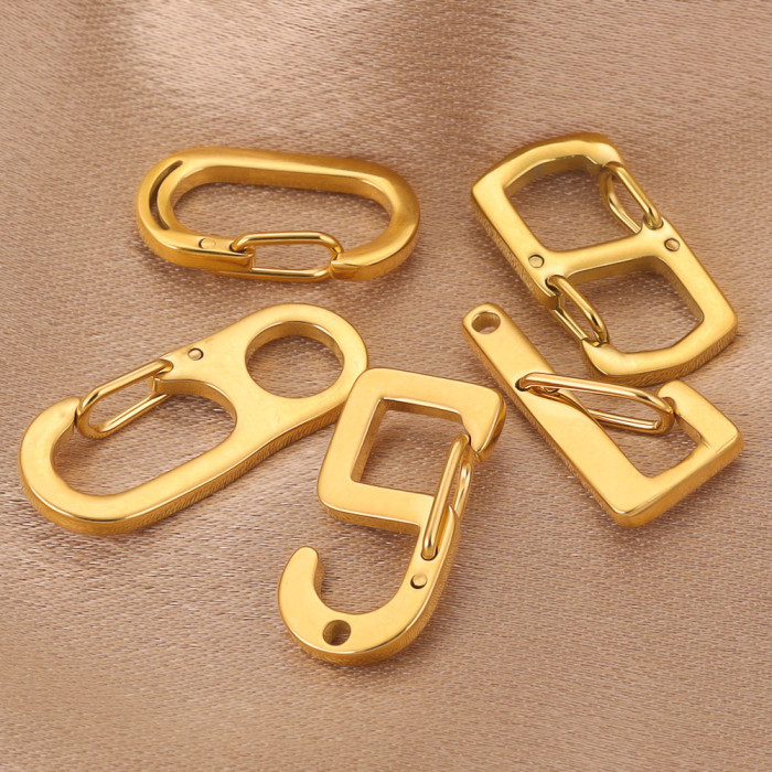 Stainless Steel Polished Digital Lobster Clasp Arabic Digital Lobster Clasp DIY Jewelry Lobster Clasp