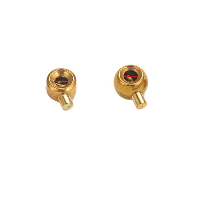Stainless Steel Positioning Clip Bead Titanium Steel Color Retention Handmade DIY Advanced Positioning Bead Cord Lock End Cap